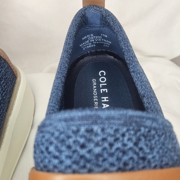 Cole Haan GrandPrø Blue Topspin Stitchlite™ Penny Loafers Sz 11 NWT - Picture 11 of 12